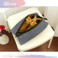 ราคา CLAIRA ผ้าคลุมกระเป๋ารองเท้า ผ้าคลุมรองเท้า กระเป๋าใส่รองเท้าเดินทาง (47806194754)