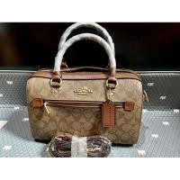 ราคา COACH ROWAN SATCHEL IN SIGNATURE CANVAS (COACH F83607) (19075709418)