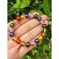 ราคา ♋️♋️กำไลหินมงคล เพชรพญานาคหรือมณีใต้น้ำ หินแท้ธรรมชาติ เนื้อแก้วโปร่ง (26604082950)
