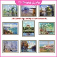 ราคา 【PL】ภาพวาดสีน้ํามัน รูปทิวทัศน์ 5D ขนาด 40x30 ซม. 50x40 ซม. สําหรับตกแต่งผนังบ้าน DIY (22138201636)