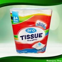 ราคา กระดาษชำระจัมโบ้ เอโร่ 24 ม้วน Jumbo Toilet Paper Aro (22910075612)