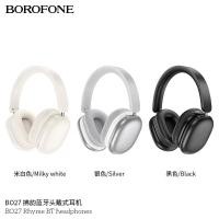 ราคา BOROFONE BO27 หูฟังครอบหูแบบไร้สาย หูฟังบลูทูธ เสียงดีเกินราคา เบสนุ่ม ใช้งานต่อเนื่องได้นานถึง 46 ชม. ของแท้100% (27615410925)