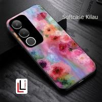 ราคา {LL1841} Softcase Glitter Vivo Y11,Y12,Y15,Y16,Y17S,Y19S,Y21T,Y33T Cover Smartphone Case Hp Vivo Protective Silicone Mica BEAUTIFUL FLOWER ออกแบบดอกไม้ (55502939542)