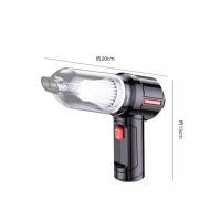 ราคา Car mounted vacuum cleaner, wireless charging large suction handheld small powerful blow and suctio (46603286306)