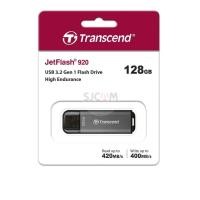 ราคา Transcend USB 3.2 Gen 1 Flash Drive 128GB Type-A(R max 420 MB/s : W max 400 MB/s)รับประกัน 5ปี-มีใบกำกับภาษี-TS128GJF920 (11169189378)