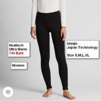 ราคา กางเกงผู้หญิง Uniqlo Heattech Ultra Warm สีดำ ฮีทเทค อุ่นสุด หนาสุด ไปเมืองหนาว หรือขึ้นดอย ต้อง Ultra Warm เท่านั้นค่ะ (5616240710)