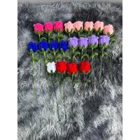 ราคา ดอกกุหลาบรวมสี ดอกกุหลาบลวดกำมะหยี่ (57405728116)