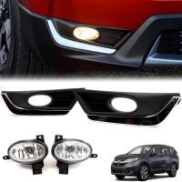 ราคา ไฟตัดหมอก ไฟสปอร์ตไลท์ รุ่น ฮอนด้า HONDA CR-V CRV G5 ปี 2017 - 2019 พร้อมครอบ สีดำ ขอบโครเมี่ยม และชุดสายไฟ 1 ชุด (26265572472)