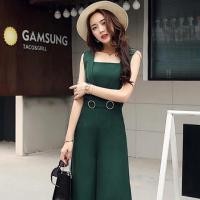 ราคา จั้มสูทขายาว ทรงขาบาน มีเข็มขัดในตัวเลยนะค่า ตัวนี้งานสวยมาก คุ้มค่าคุ้มราคา (601672496)