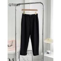 ราคา กางเกงไขมัน Tu ผู้หญิงขนาดใหญ่ออกแบบมาเพื่อ Embellish Baggy กางเกงสําหรับทํางานและสตรีทแวร์ทุกขนาด 45-80 กก. QT0067 (43414541241)