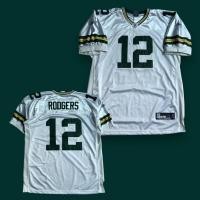 ราคา เสื้ออเมริกันฟุตบอล NFL - REEBOK - GREEN BAY PACKERS - AARON RODGERS #12 มือสอง (25121650376)