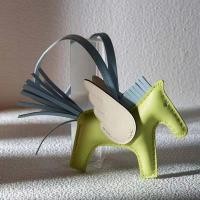 ราคา All-Match Pegasus Pendant Pony Pendant หนังแกะ Hand-Sewn mini Angel Bag Hanging (27018720552)