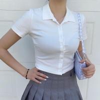 ราคา เสื้อยืดโปโลผู้หญิง 6 ปุ่ม Basic Slim Form ผ้ายืดสบาย CinZy SG (40575316178)