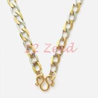 ราคา สร้อยคอห้อยพระ 2 กษัตริย์ ลายแบนเคตัดเหลี่ยม 1:1 ขนาด 7.5 มิล งานทองเลเซอร์ สแตนเลสแท้ 100% สร้อยสวมคอ เครื่องประดับ (4792314001)