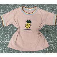 ราคา **ส่งฟรี!! เสื้อยืดปักลายสับปะรด (12405872938)