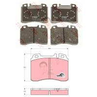 ราคา GDB962 ผ้าเบรค-หน้า(TRW) (เนื้อผ้า COTEC) BENZ E320, E500 2ประตู,300E (W124) /BENZ SL280,SL320,500SL, 600SL (W129) (14520536287)