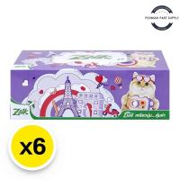 ราคา zilk facial tissue ซิลค์ กระดาษเช็ดหน้า แบบกล่อง 110 แผ่น x 6 เหนียนุ่ม คุ้มค่า (26487165622)