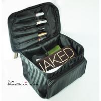 ราคา SALE BG17 Vanilla in Love Makeup Bag กระเป๋าใส่เครื่องสำอาง ขนาดพกพา สีดำ (92662459)
