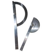 ราคา ไม้วัดมุม (Protractor) โปรแทรกเตอร์ ไม้บรรทัดวัดองศา 0-180 องศา ครึ่งวงกลม ขนาด 10 และ 15 CM. ฉากวัดมุม (18390140929)