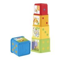 ราคา Fisher-Price Stack and Explore Blocks, Multi Color ของเล่นเสริมพัฒนาการ เรียงบล็อกสี **มือสอง** (21147690510)