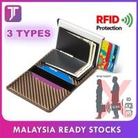 ราคา PayWave RFID Blocking Wallet Card Holder Credit Card Security Travel Wallet Front Pocket Wallets (40172817600)