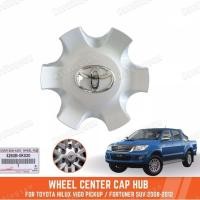 ราคา 1/4 ชิ้น 4260B-0K020 สําหรับ Toyota Hilux VIGO Fortuner 2008-2012 ฝาครอบล้อ Silver Center Caps รถล้อ Hub Cap (27370423608)