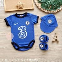 ราคา ชุดนักบอลทีมเชลซี บอดี้สูทเด็กแรกเกิด-9เดือน ชุดนักบอลเด็กทีมเชลซี เสื้อทีมเชลซีฤดูกาลล่าสุดได้ทั้งชุดหมวกถุงเท้า 270บาท (3454857974)