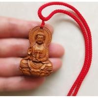 ราคา จี้หยกสร้อยคอธรรมชาติพีชจริงไม้แกะสลักเจ้าแม่กวนอิมพระโพธิสัตว์พระพุทธรูปผู้ชายผู้หญิงแบบพกพารถพวงกุญแจสร้อยคอเชือกจี้จี้ 12.17 (50653204735)