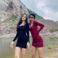 ราคา ⭐️⭐️ :::: [ส่งต่อ] เดรสป้าย Milada คอเหลี่ยมไม่เว้าหลัง เรียบหรูแต่เซ็กซี่ **ไม่ใช่งานผ้าร่อง** สีดำ // สีแดง :::: ⭐️⭐️ (20294906884)