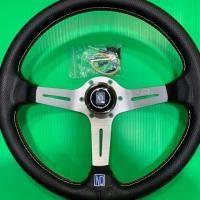 ราคา พวงมาลัยNARDI หนังรูแท้ ก้านเงิน (5142833712)