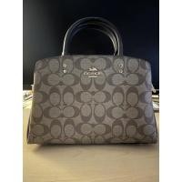 ราคา MINI LILLIE CARRYALL IN COLORBLOCK SIGNATURE CANVAS (17406528548)