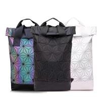 ราคา กระเป๋าเป้สะพายหลังลายสี่เหลี่ยมขนมเปียกปูนรูปทรงเรขาคณิตปักเลื่อมกระเป๋าเป้สะพายหลังทรงเพชรสำหรับนักเรียนชายและหญิง (26656525069)