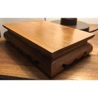 ราคา โต๊ะยอด โต๊ะหมู่บูชา ฐานรองพระ ไม้สัก ขาสั้น ตัวเตี้ย หน้ากว้าง 4x6 นิ้ว สูง 2 นิ้วโดยประมาณ (6569542367)