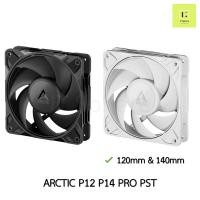 ราคา ARCTIC P12 P14 PRO PST BLACK WHITE พัดลมเคส Fan case สีดำ สีขาว ดำ ขาว fancase 120mm 120 mm 140 140mm 12cm pack1 (43269706566)