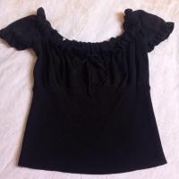 ราคา เสื้อไหมพรม ปาดไหล่ เชือกผูกด้านหน้า (22519312408)