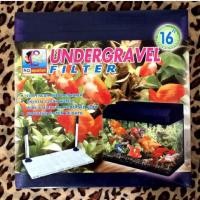 ราคา แผ่นกรองตู้ปลา และ ท่อปล่อยอากาศ UNDERGRAVEL FILTER เหมาะสำหรับตู้ปลาขนาด 16 นิ้ว (772969554)