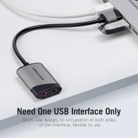 ราคา Vention USB External Sound Card (2254345104)