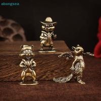 ราคา Abongsea 1 ชิ้นโบราณกระรอกเครื่องประดับทองแดงรูปปั้น Figurines ทองเหลืองกระรอกถั่วหม้อชาผู้ถือธูปตกแต่งโต๊ะ (42120477911)