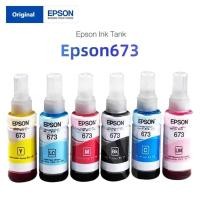ราคา หมึก Epson 673 หมึกแท้ 6สี หมึกเติมของแท้ 1️⃣0️⃣0️⃣% แบบไม่มีกล่อง L800/L805/L810/L850/L1800 (24578903554)