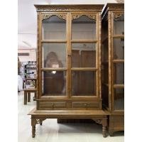 ราคา ตู้ไม้สัก ทรงโบราณ สูง 2 เมตร ตู้โชว์ไม้สักแท้ (จัดส่งทั้งตู้) ตู้ไม้สักแกะสลัก 2 ลิ้นชัก Large Carved Wooden Cabinet (23261214061)