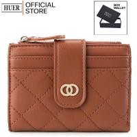 ราคา HUER ~ Coila Quilted Small Bi Fold Wallet 9446-072Camel (44005776126)