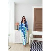 ราคา LS199 set เชิ้ตแขนยาว+กางเกงขายาว ลายเพ้นท์ เนื้อผ้าsilk satin (29460438351)