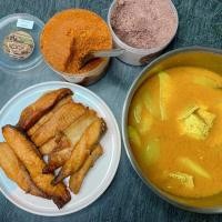 ราคา พริกแกงส้มสด (พริกสด) KETO คีโต พริกแกงสูตรตั้งต้นของรวมครกใช้ปรุงแกงส้ม หรือแกงเหลืองแบบปักษ์ใต้ (24396308476)