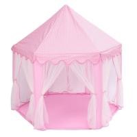 ราคา OA Baby เต้นท์กระโจมทรงหกเหลี่ยมสำหรับเด็ก ขนาดใหญ่ - สีชมพู (861888581)