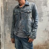ราคา เสื้อแจ็คเก็ตยีนส์ผู้ชาย Gap ripped (41655715278)
