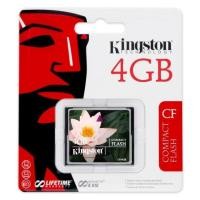 ราคา CF CARD KINGSTON ความจุขนาด 4GB (40960708447)