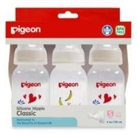 ราคา Pigeon พีเจ้น ขวดนม RPP โมเดิร์น 4oz/8oz พร้อมจุกคลาสสิค แพ๊ค 3 (2182047853)