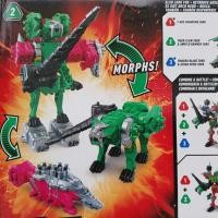 ราคา หุ่นริวโซลเจอร์ Power Rangers Dino Fury ZordLink 2 Ankylo Hammer Zord and Tiger Claw Zord (24491601005)