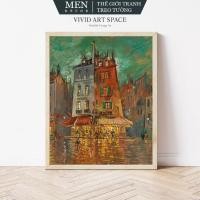 ราคา ภาพวาดติดผนัง Nightlife on the Rue Venis, Paris Vintage Cityscape พิมพ์ขออัพออน มาพร้อมเล็บแขวนรูปภาพ (25241975101)