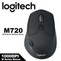 ราคา ⚡️เมาส์ไร้สาย⚡️ LOGITECH M720 Triathlon Multi-Device Wireless Mouse, Bluetooth 1000 DPI, 8 Buttons (22713397428)